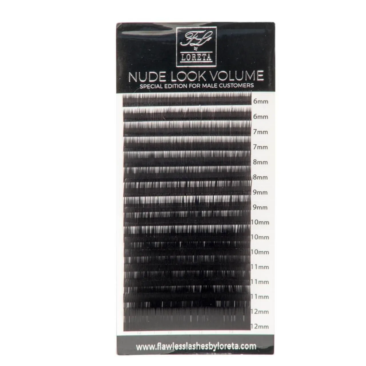 0.10 Nude J Curl Mixed Lengths Classic Lash Extensions