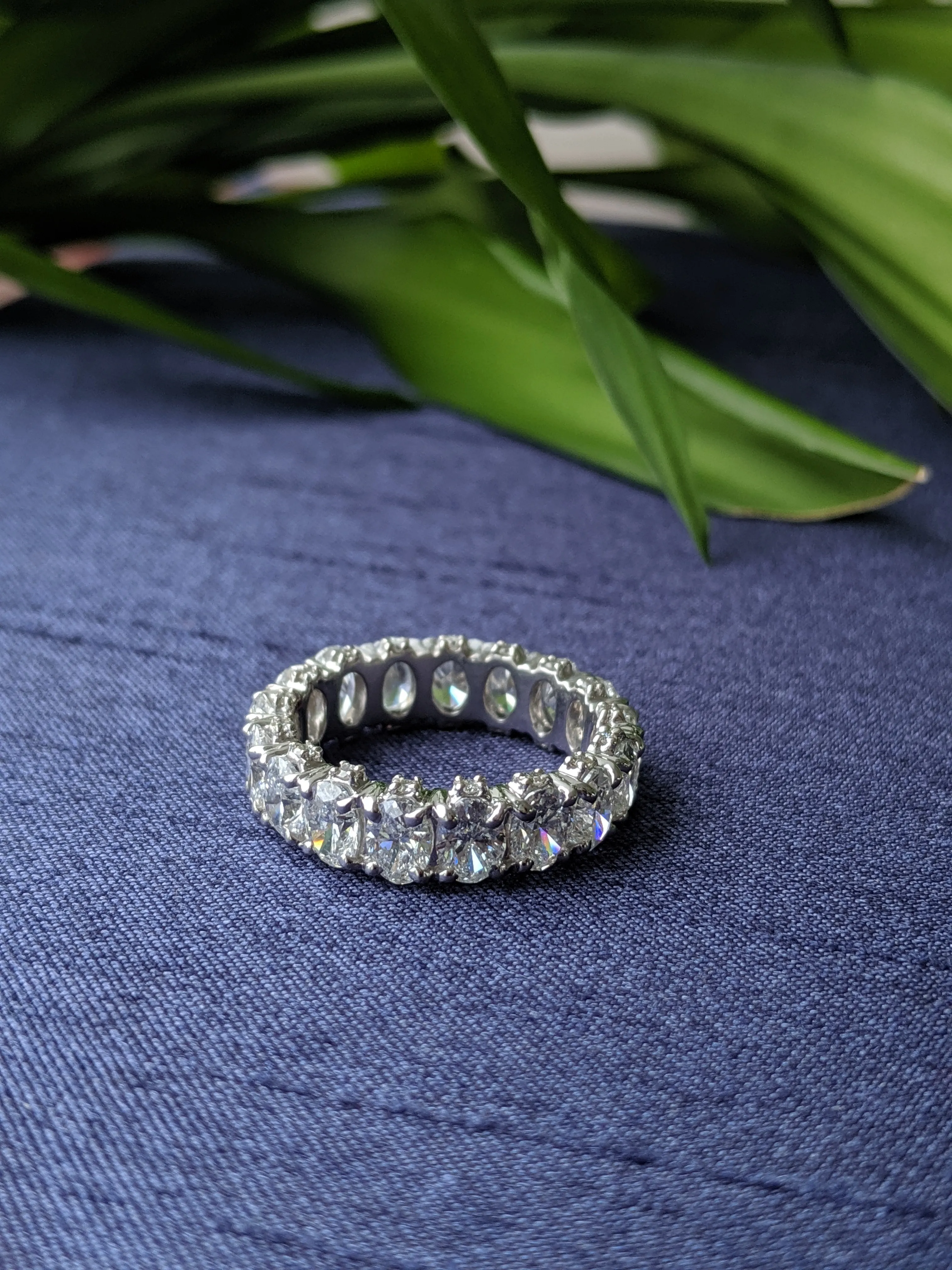 0.30ct Oval Diamond Eternity Band
