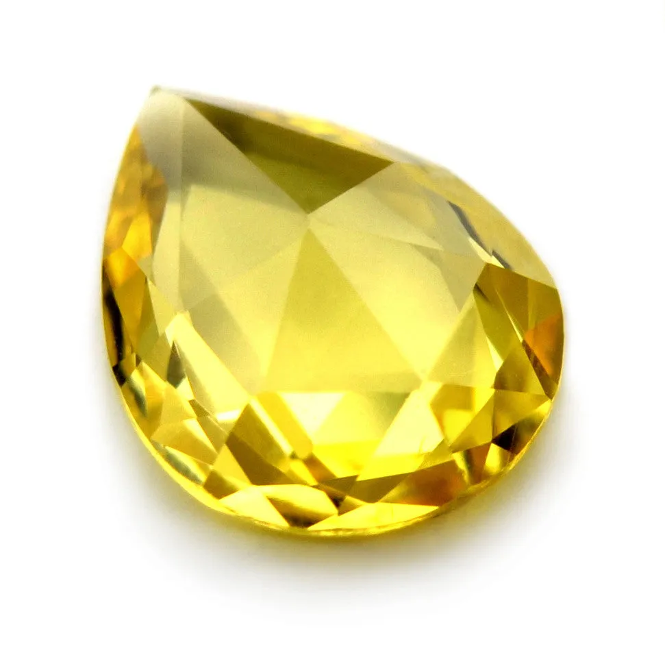 0.63ct Certified Natural Yellow Sapphire