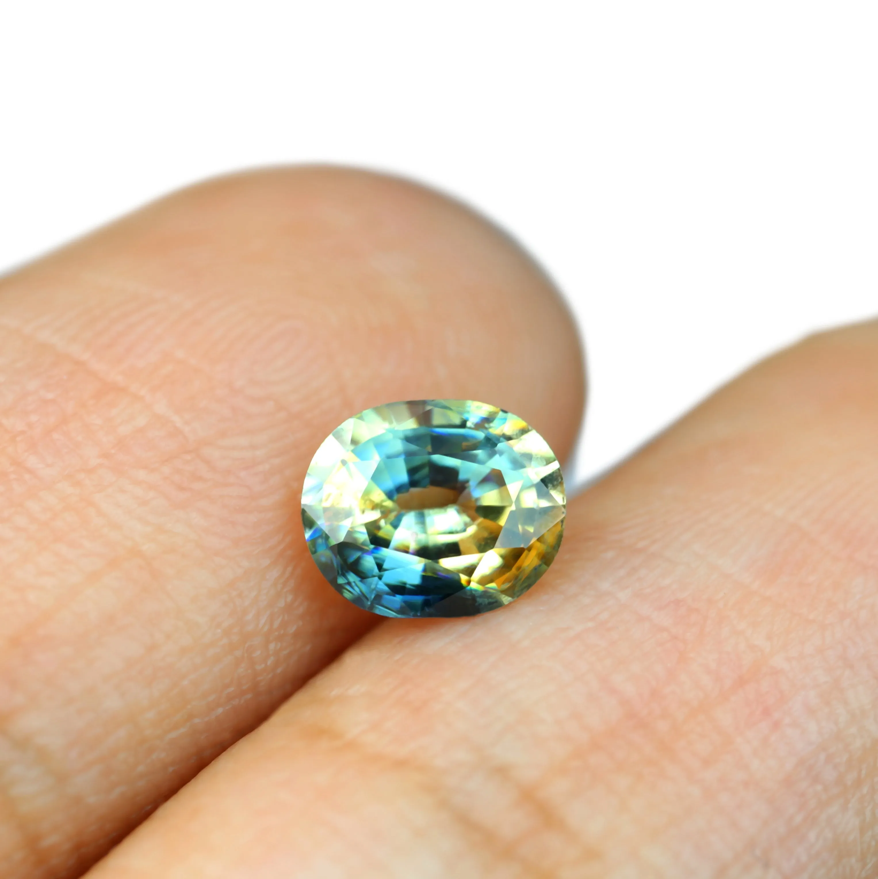 0.78ct Certified Natural Multicolor Sapphire