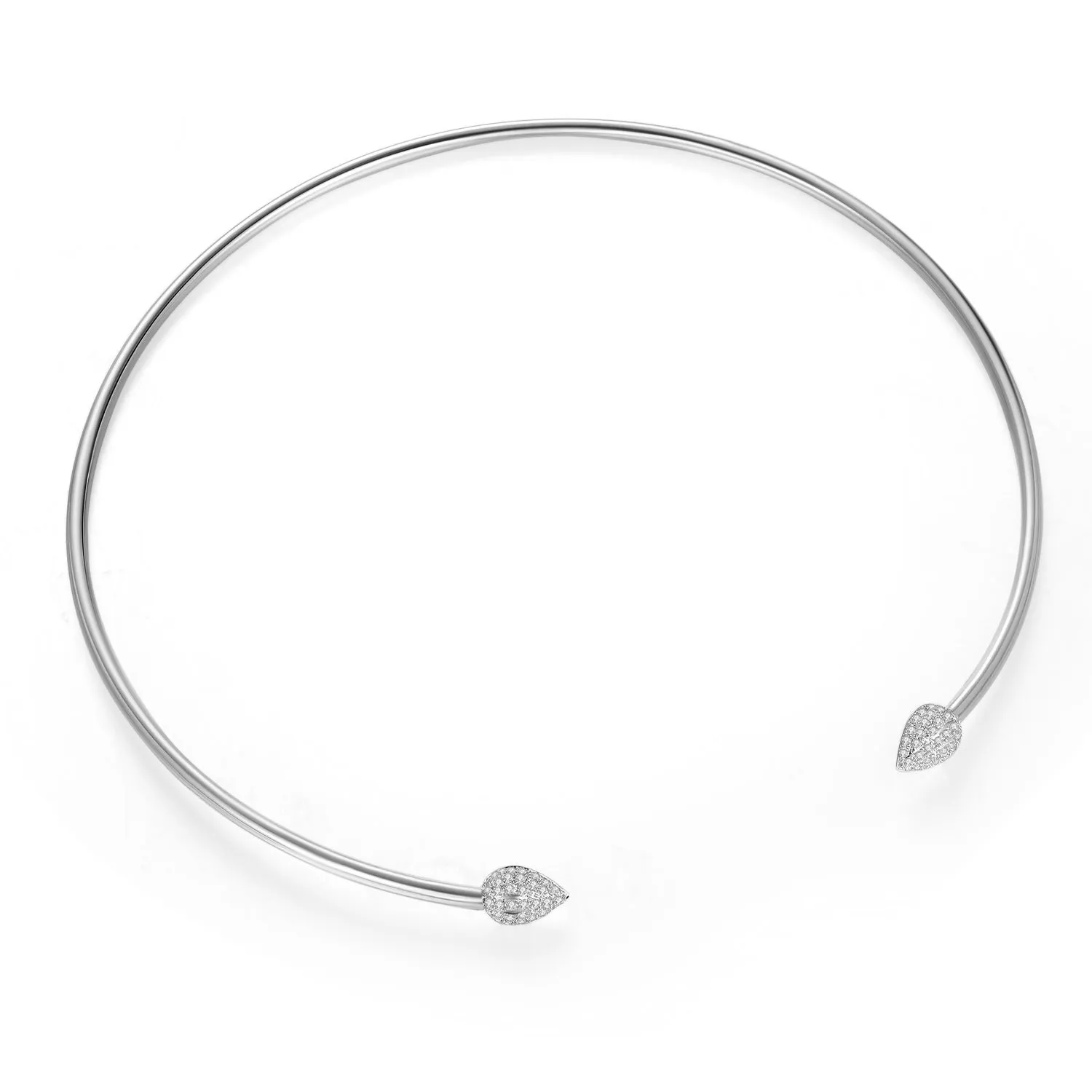 14K Solid Gold Bangle Exclusively Handcrafted 0.644 Carat Natural Diamond (H-F Color, VS1-VS2 Clarity)