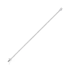 14KT White Gold & Diamond Bracelet -1 ctw