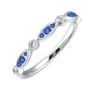 14KT White Gold & Diamond Fashion Ring -1/10 ctw