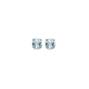 14KT White Gold Classic Book Color Fashion Earrings