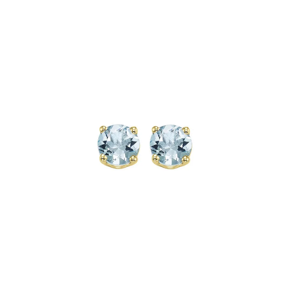 14KT Yellow Gold Stud Earrings