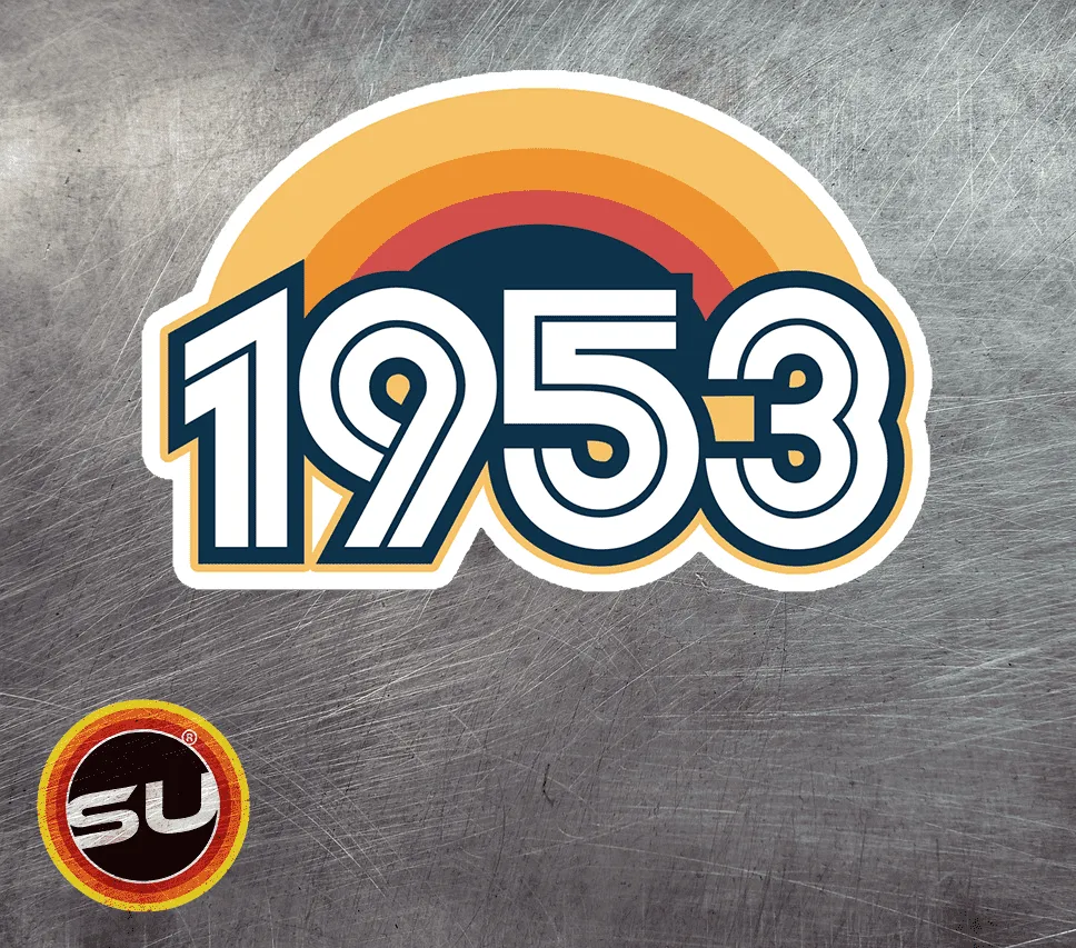 1953 Retro Sunset Magnet