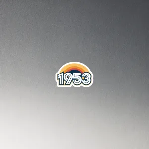 1953 Retro Sunset Magnet