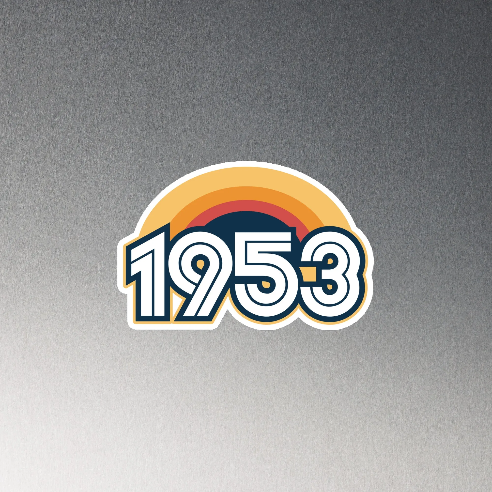 1953 Retro Sunset Magnet