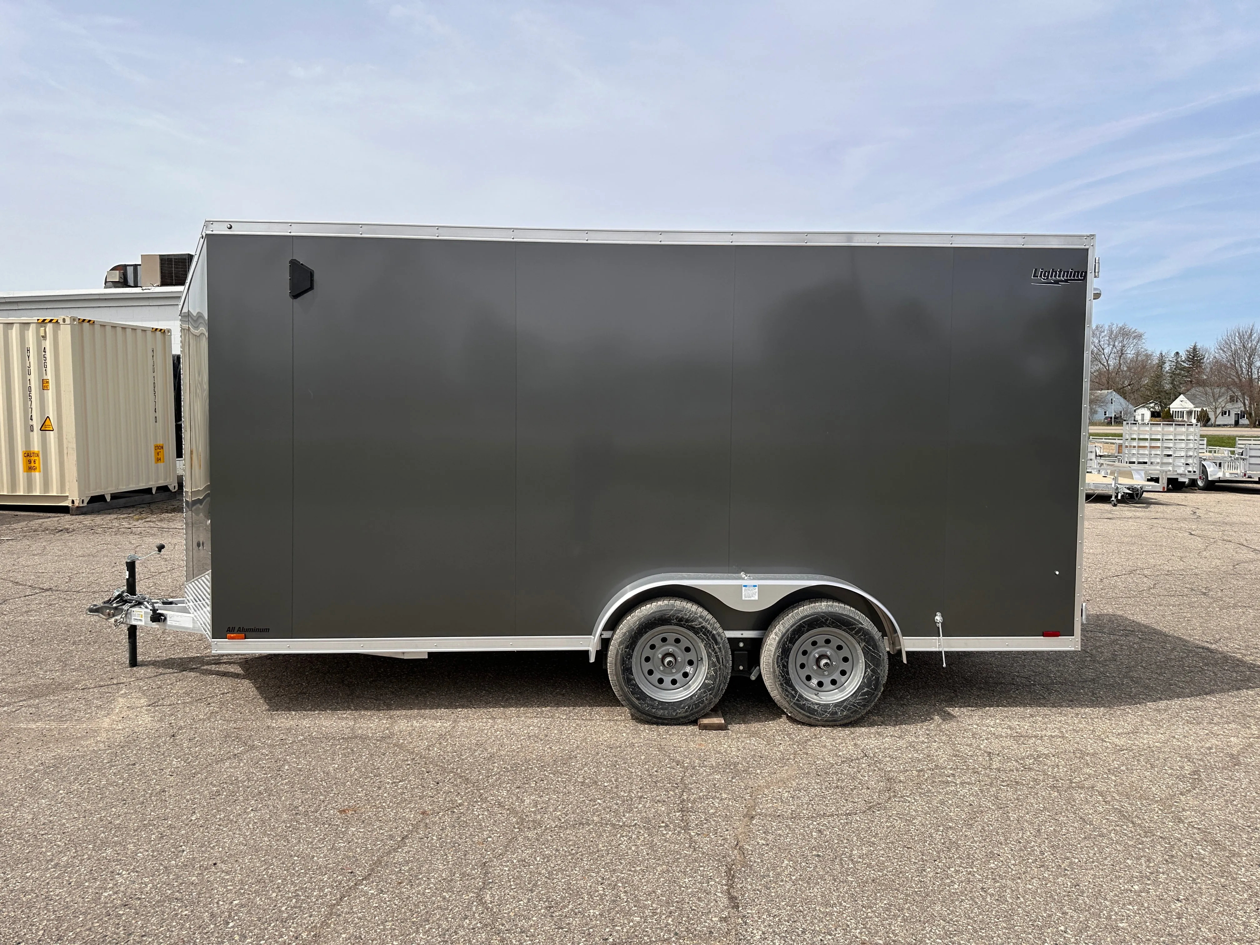 2024 Lightning Aluminum  7' x 16' Enclosed Trailer