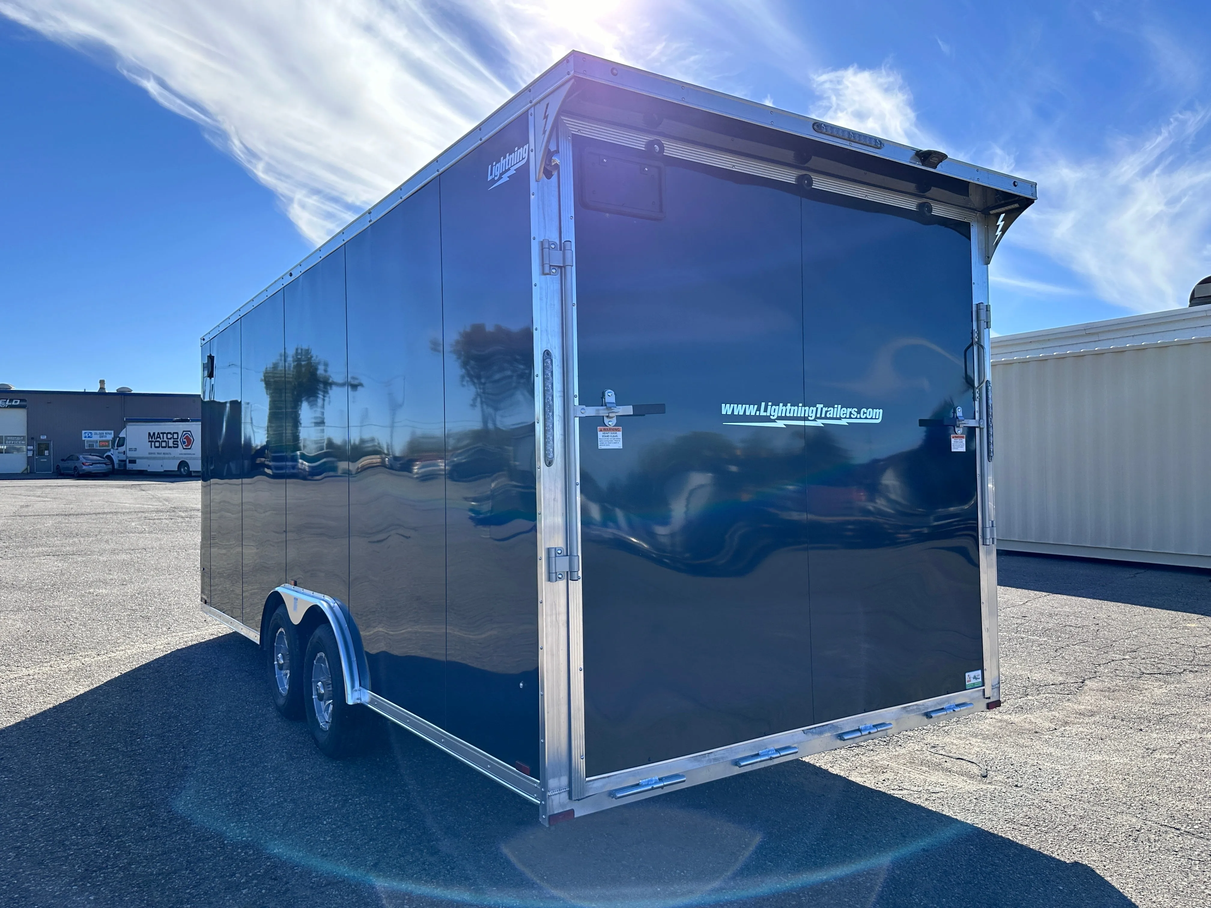 2025 Lightning Aluminum 8.5' x 20' Car Hauler Enclosed Trailer