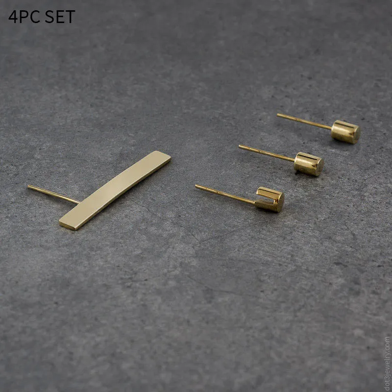 .306 MY EASY GOING FAMILY | TRIPLE  EARRINGS