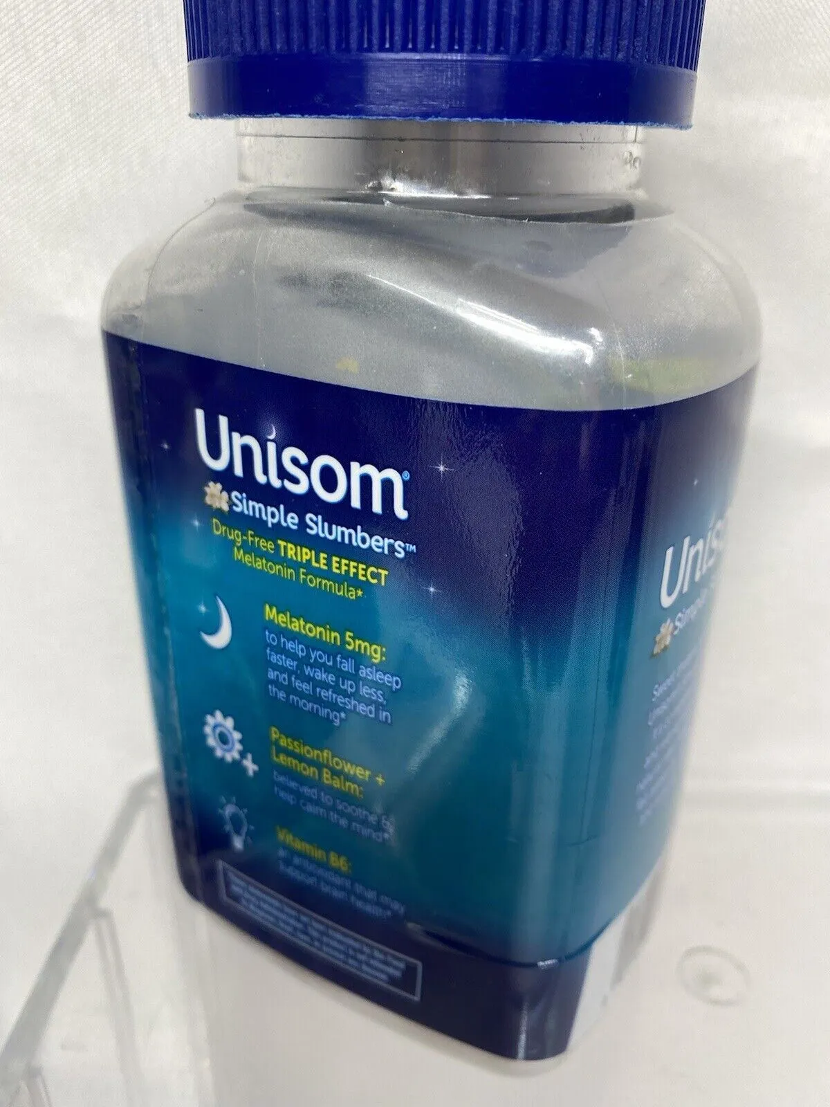 (3pk) UNISOM Simple Slumbers Dietary Supplement 120 Gummies Golden HoneyLemon