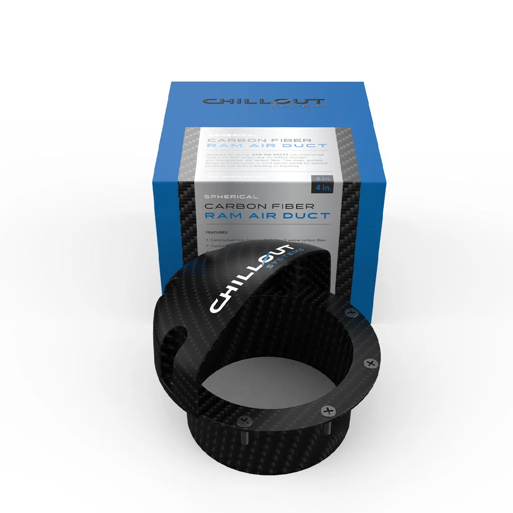 4" Spherical Carbon Fiber RAM Air Duct