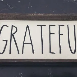 4x8 Grateful Handmade Framed Sign