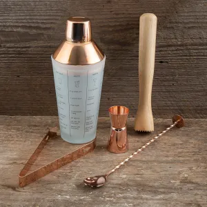5-Piece Copper Mixology Set