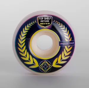 54mm Elegance Top Shelf Urethane Skate Wheels (84b Classic)