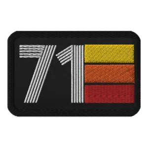 71 - 1971 Retro Tri-Line Embroidered patches