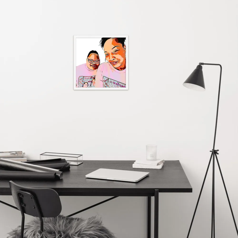 Airfros And Babyhairs Framed Poster