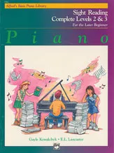 Alfred's Basic Piano Library: Sight Reading Book Complete Level 2 & 3