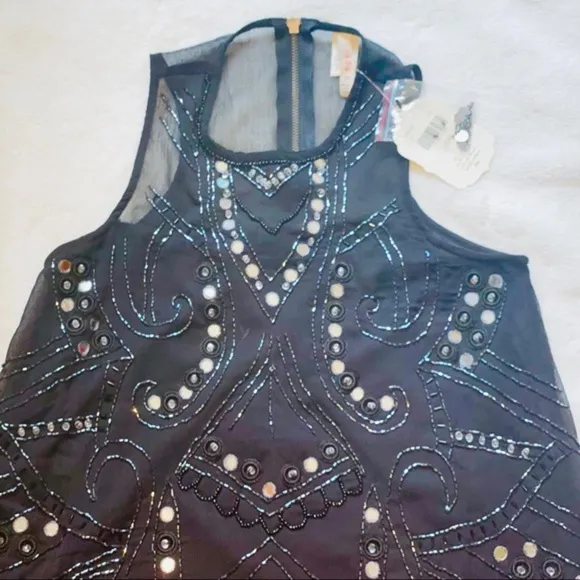 Altar D’State Sequin and beaded mini dress