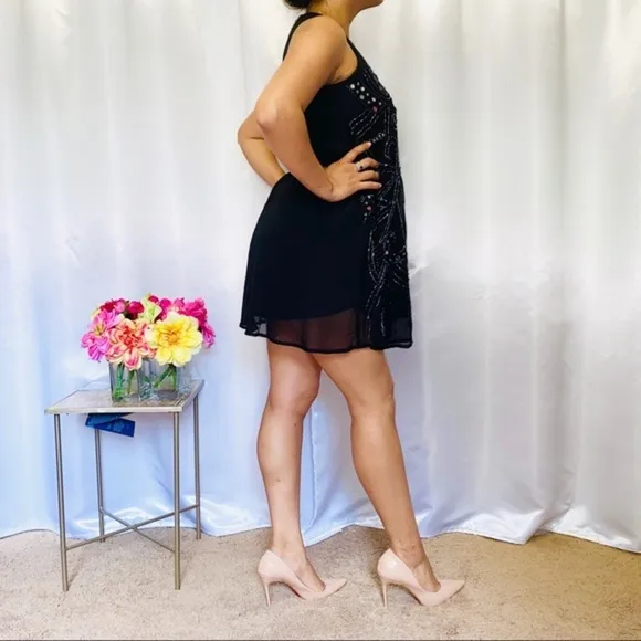 Altar D’State Sequin and beaded mini dress