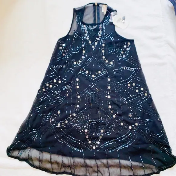 Altar D’State Sequin and beaded mini dress