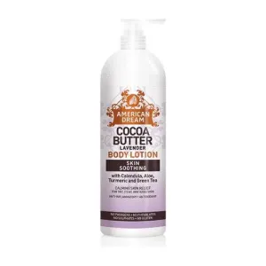 American Dream Cocoa Butter Lavender with Calendula, Aloe, Turmeric and Green Tea Body Lotion 16oz