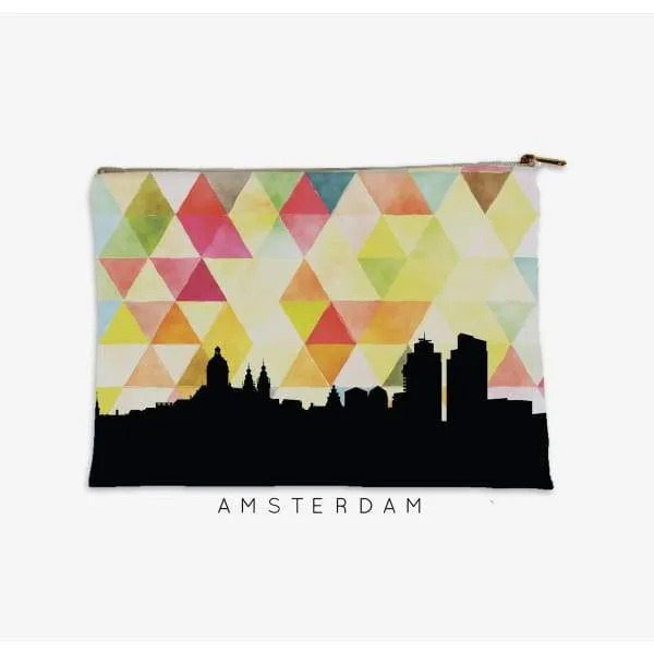Amsterdam, Netherlands geometric skyline