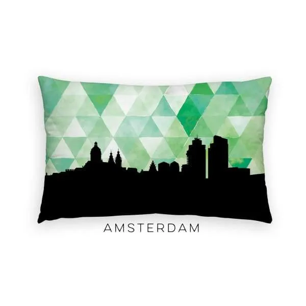 Amsterdam, Netherlands geometric skyline