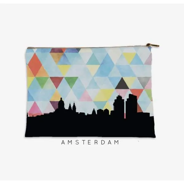 Amsterdam, Netherlands geometric skyline