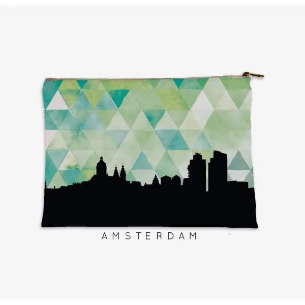Amsterdam, Netherlands geometric skyline