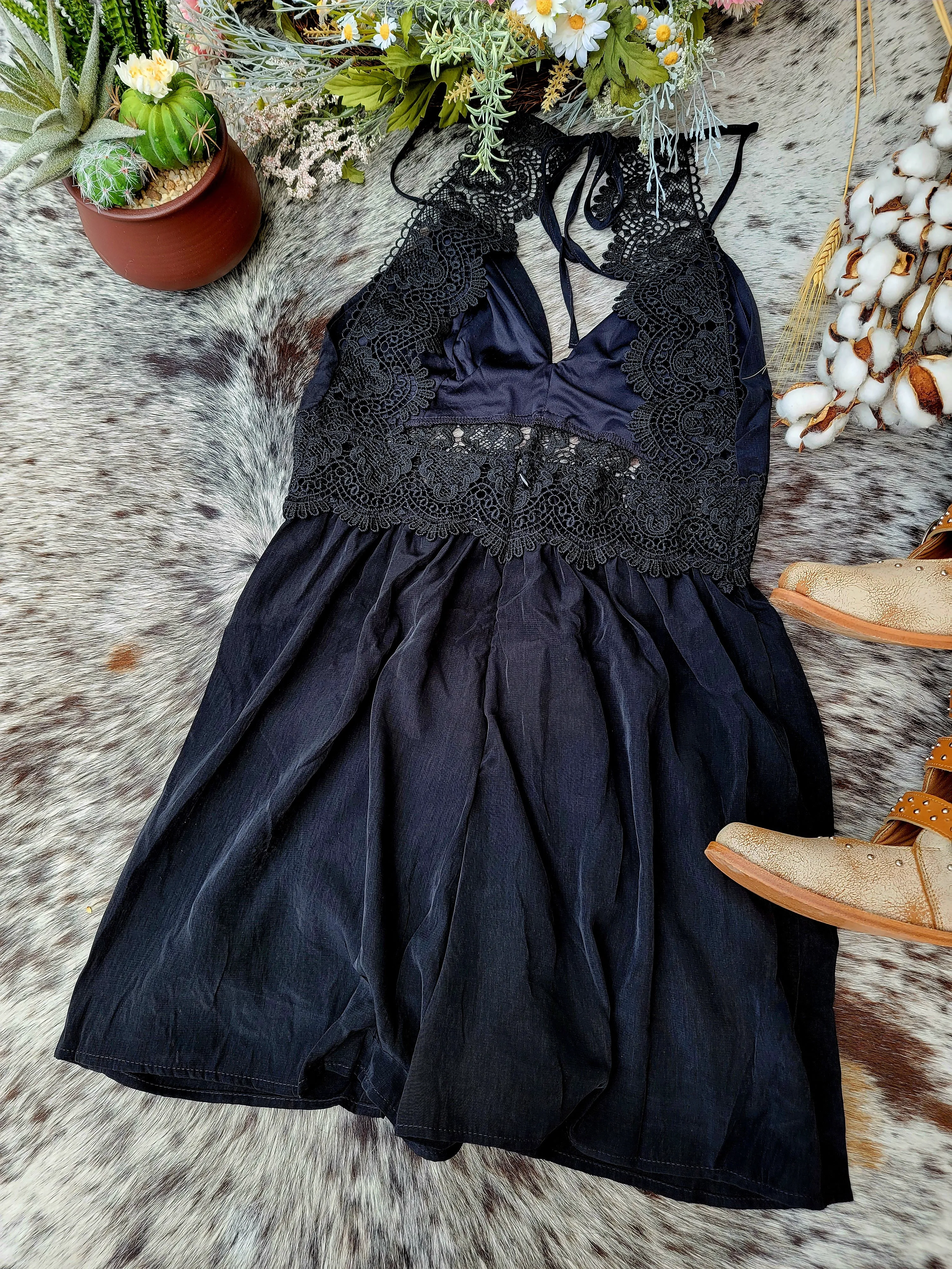 Amy Romper (Black)