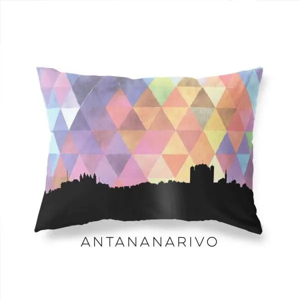 Antananarivo, Madagascar geometric skyline