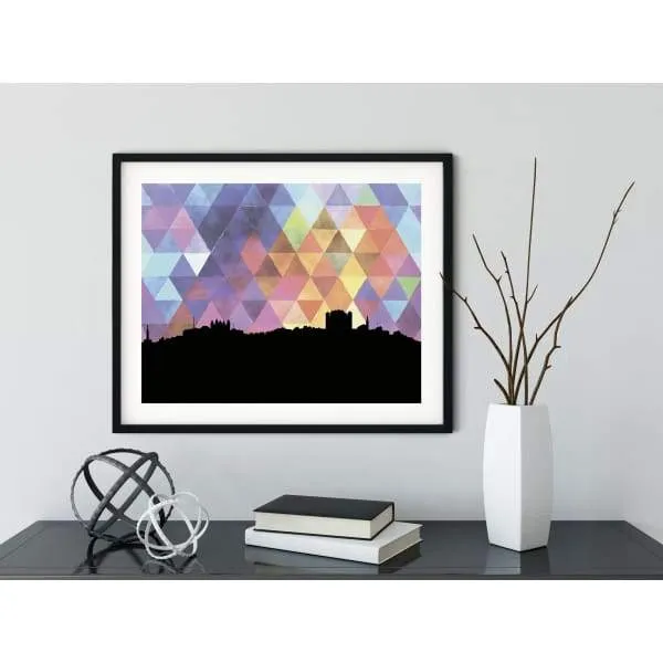 Antananarivo, Madagascar geometric skyline