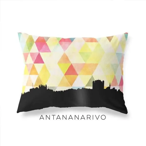 Antananarivo, Madagascar geometric skyline