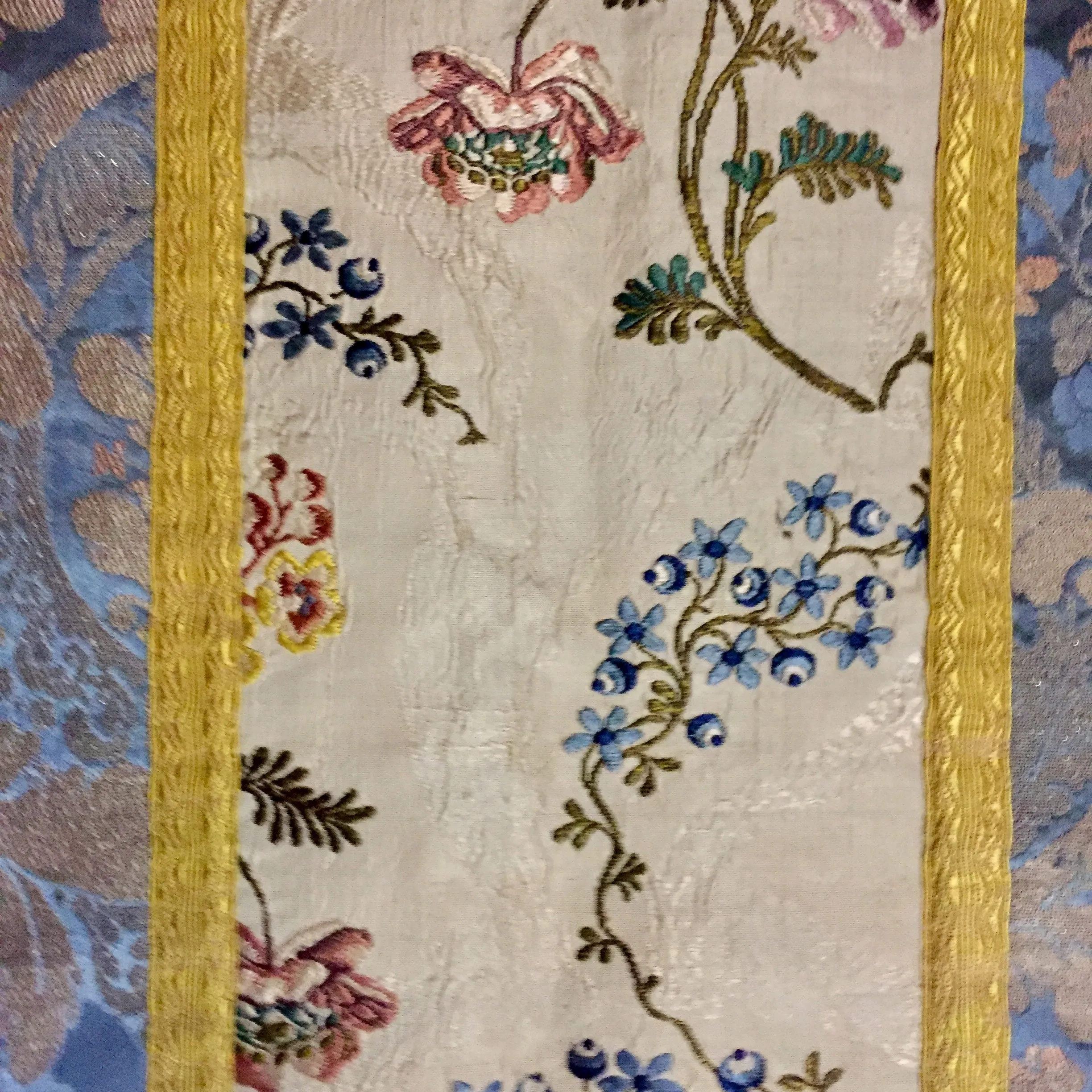Antique Clerical Robe, Vestment, France, 16th-17th Century, Beautiful Embroidery, Gold Thread