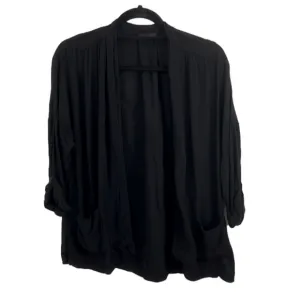 Aritzia Babaton Black Open Cardigan