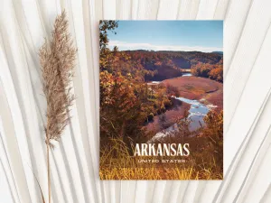 Arkansas Retro Wall Art, United States