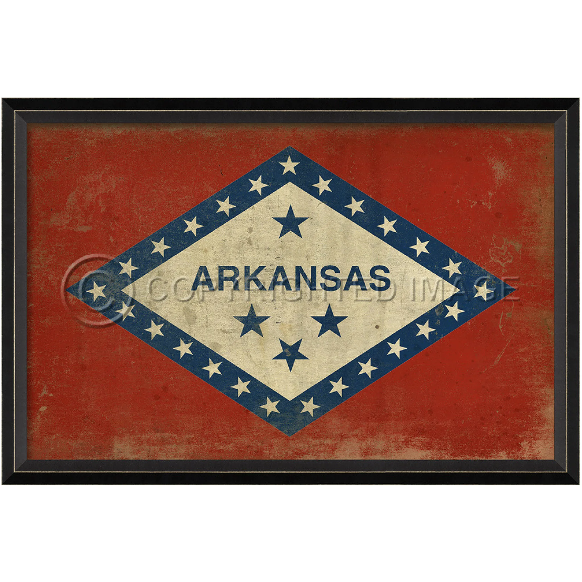 Arkansas State Flag Wall Art