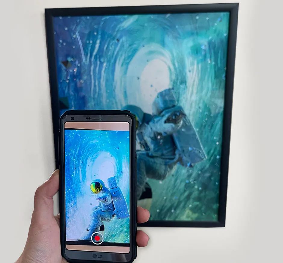 Astrosurfer Rides Again Augmented Reality (AR) Print