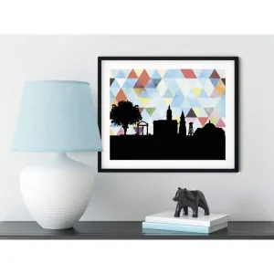 Athens, Georgia geometric skyline
