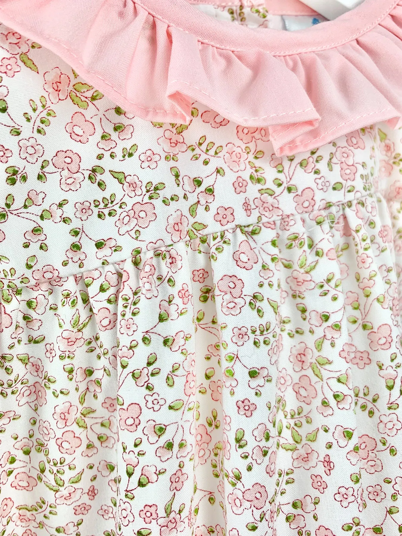 Baby Girls Pink Floral Print Dress