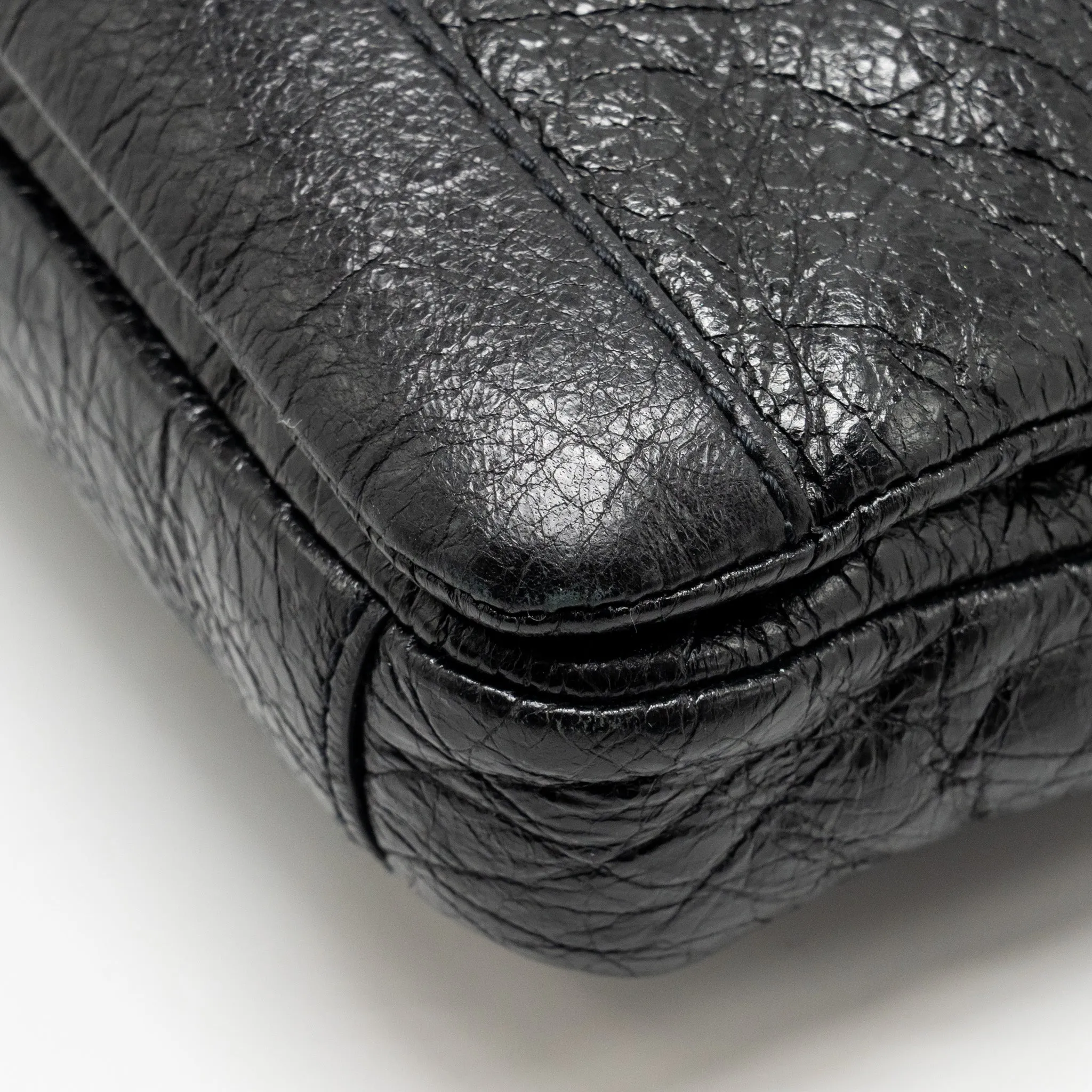 Balenciaga Briefcase Leather Black SHW