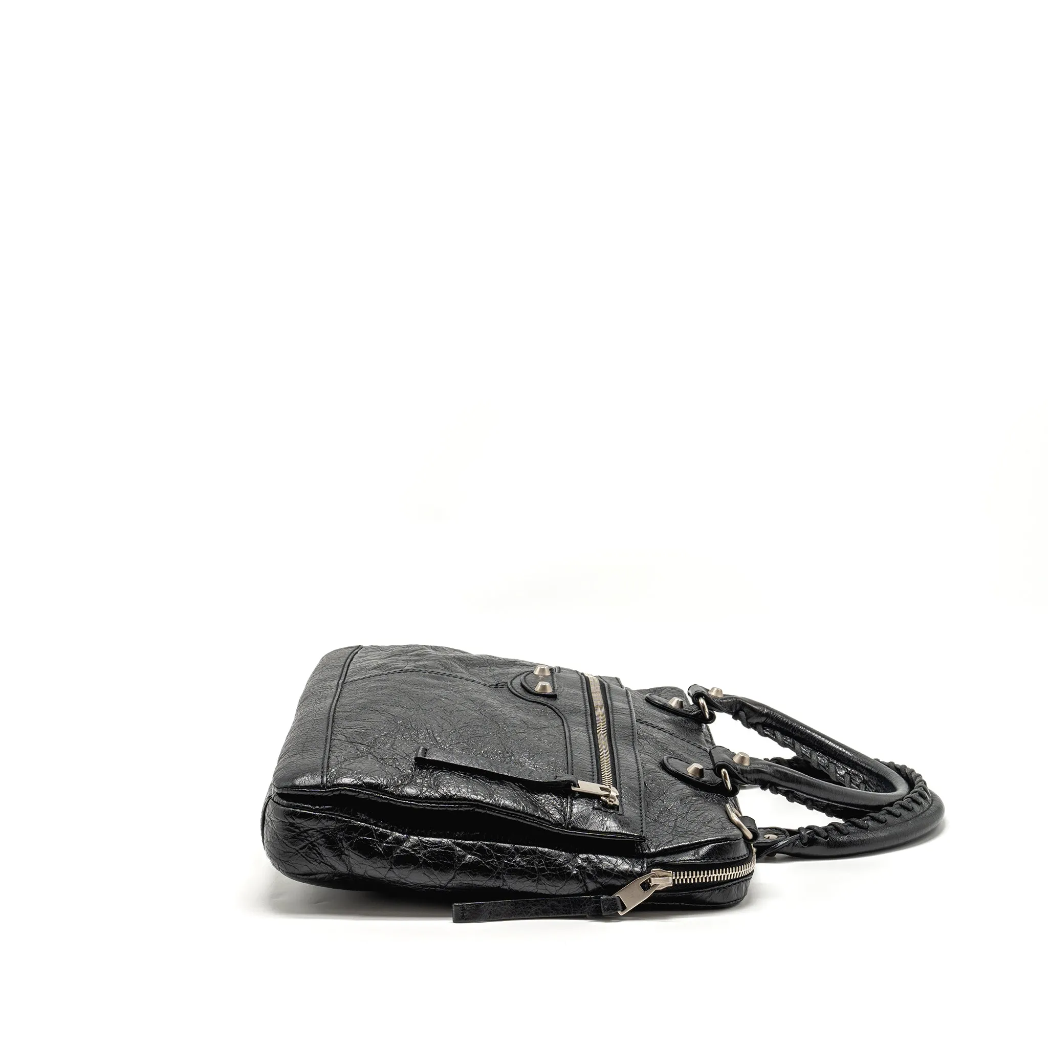 Balenciaga Briefcase Leather Black SHW