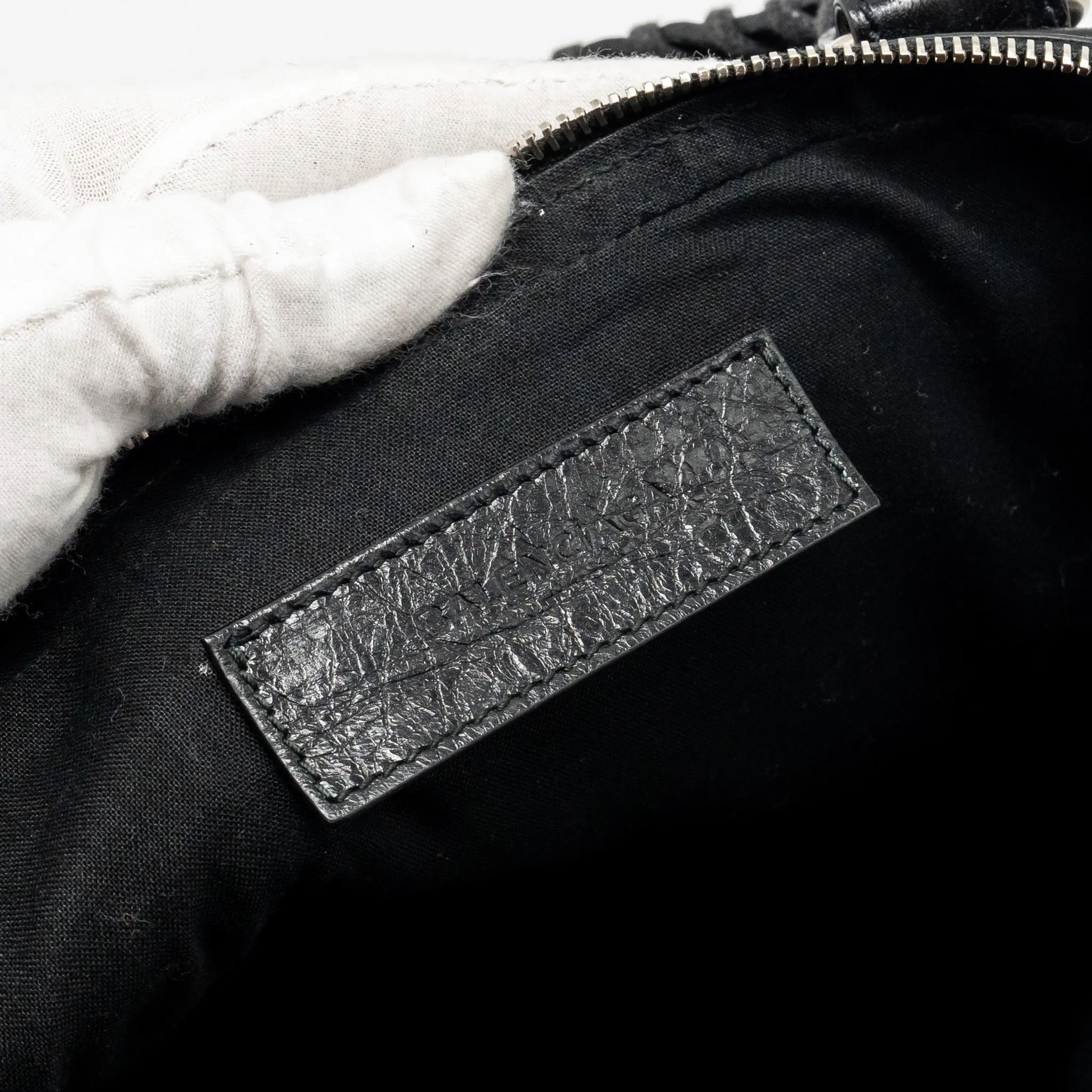 Balenciaga Briefcase Leather Black SHW