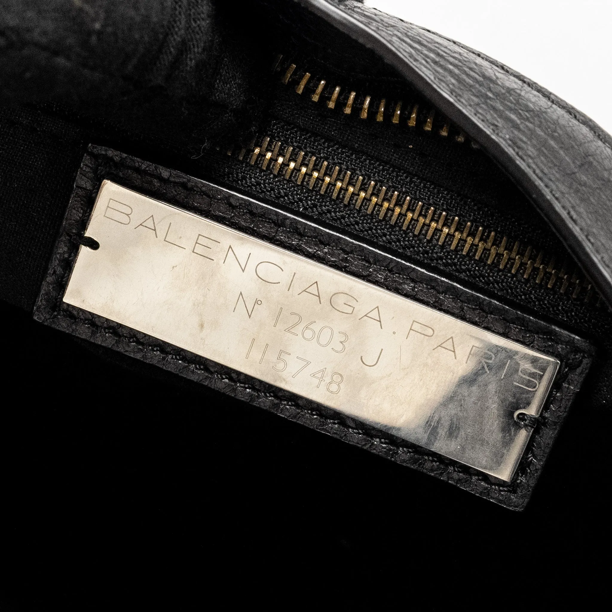 Balenciaga Giant City Bag Leather Black ruthenium Hardware