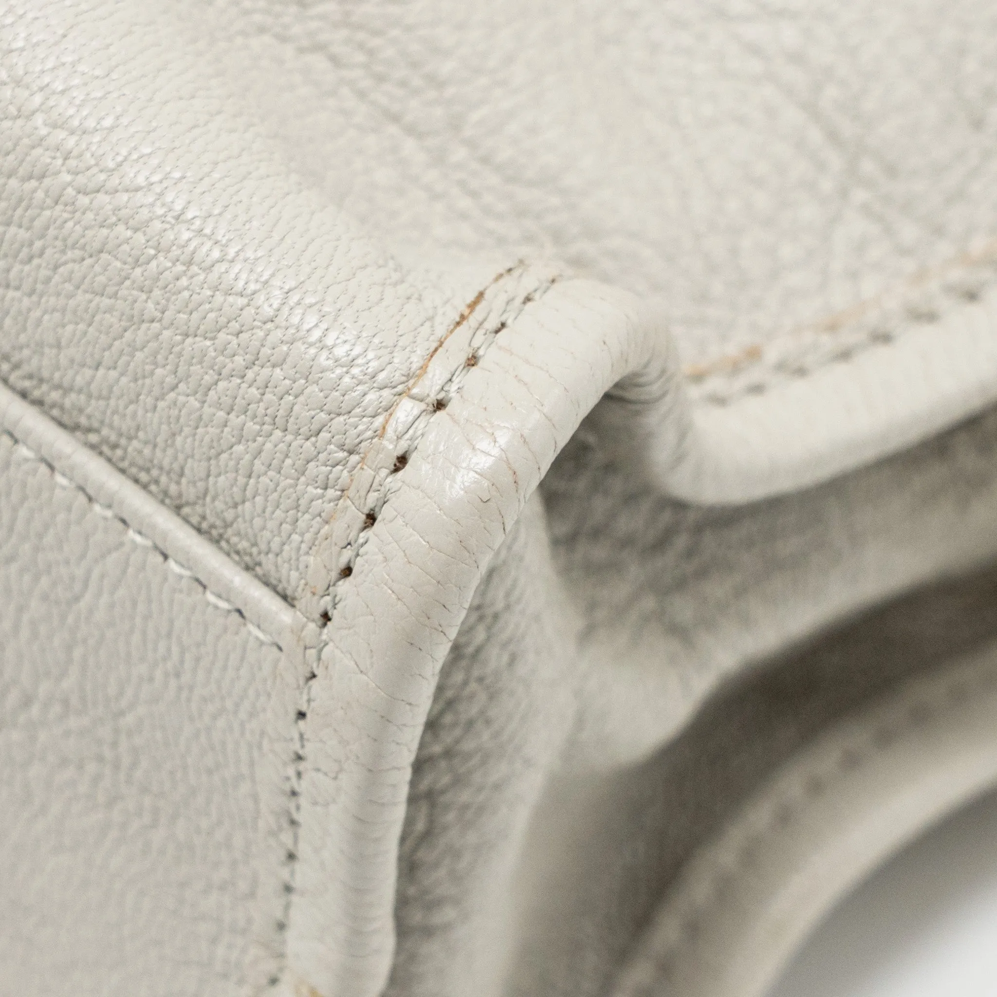Balenciaga Mini City Bag Calfskin Light Grey GHW