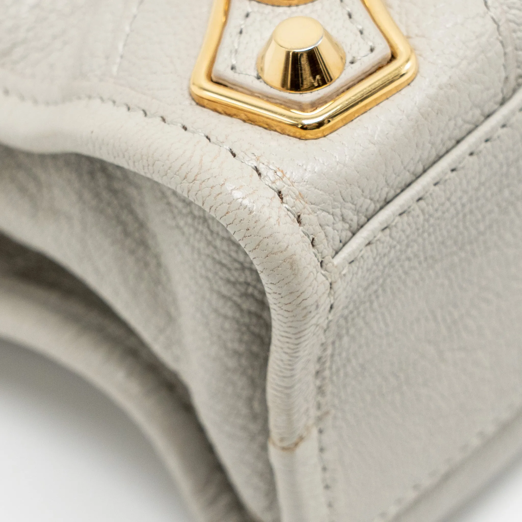 Balenciaga Mini City Bag Calfskin Light Grey GHW