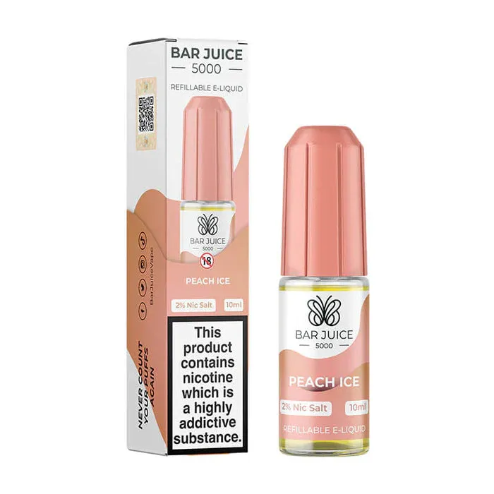 Bar Juice - Peach Ice - Nic Salt - 10ml