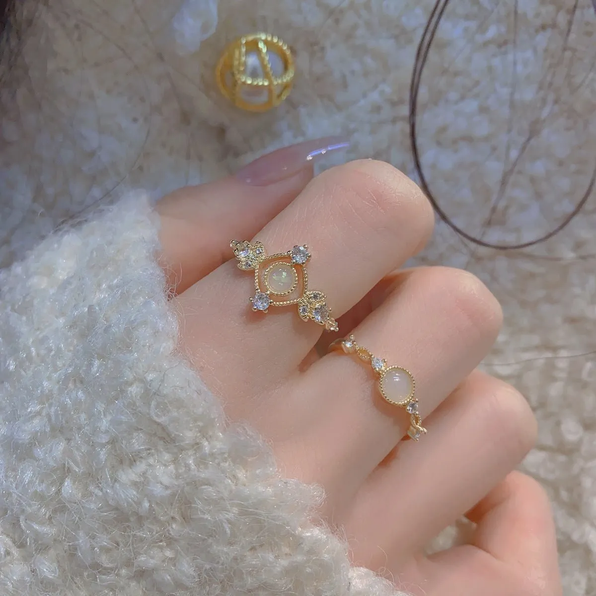 Baroque Ring Set - Matilda